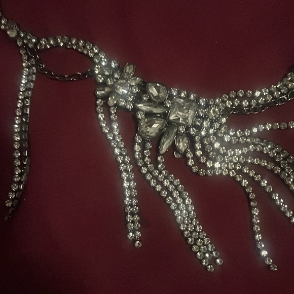 Express Draped Fringe Chain Necklace - Picture 9 of 9